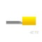 Te Connectivity Pin Terminal, 6 mmÂ², PVC Insulated, Yellow 342196-1 - alternate 3